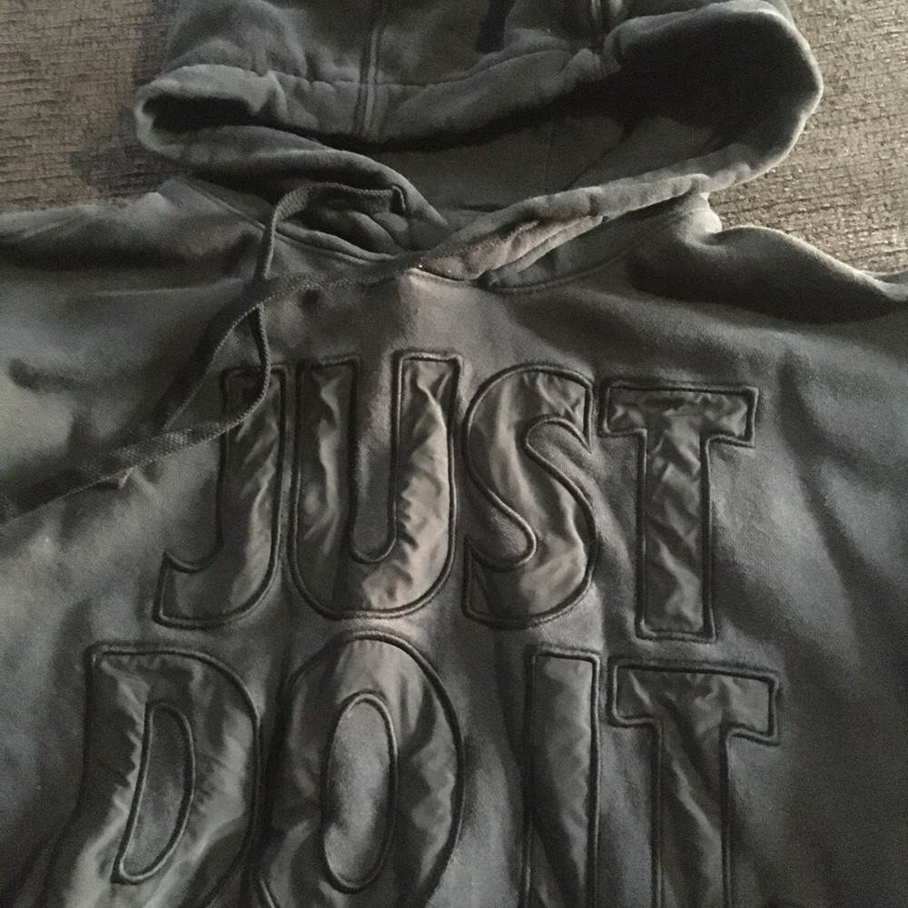 Black Men’s Just Do It Nike Hoodie. Adult S. Great condition. - Picture 3 of 4